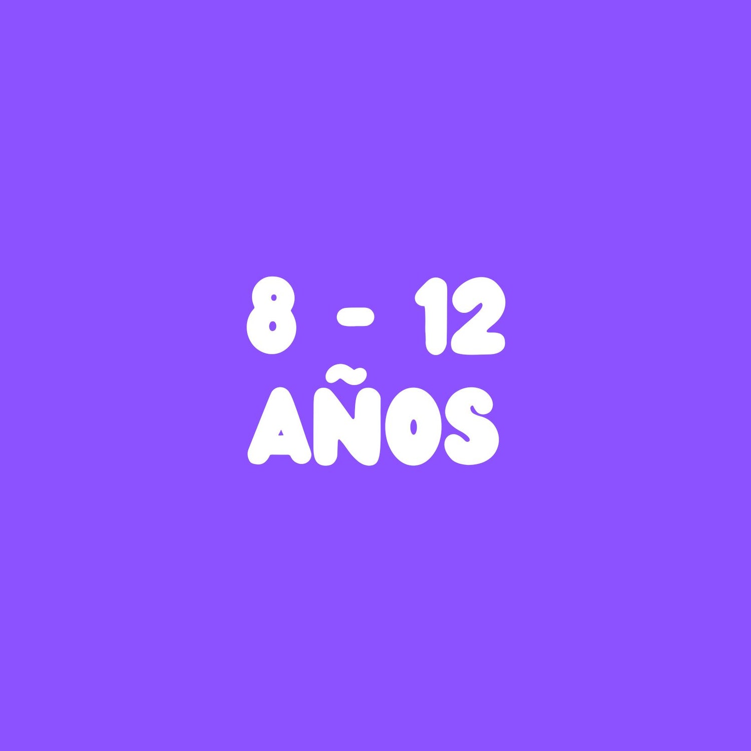 8 a 12 años