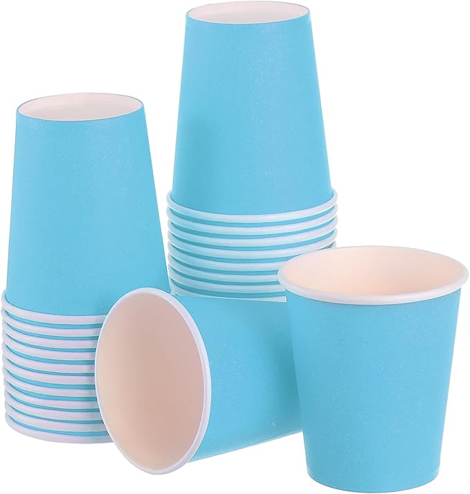 Vasos x12 Azul Pastel