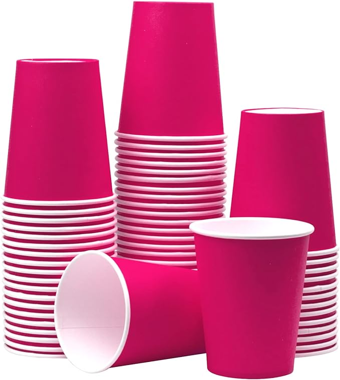 Vasos x12 Fucsia