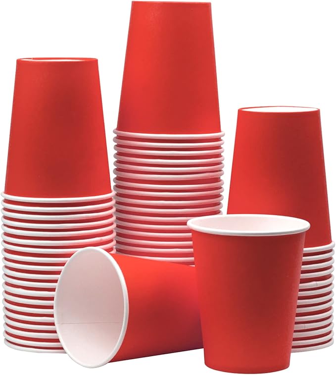 Vasos x12 Rojo