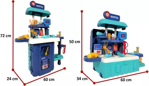 Maleta Hospital Móvil 3en1